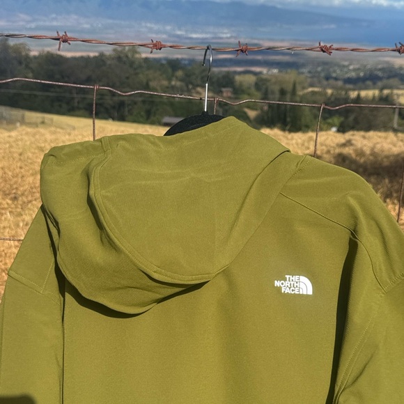 The North Face Willow Stretch windwall pullover hoodie Green Forest olive XL - Picture 10 of 14